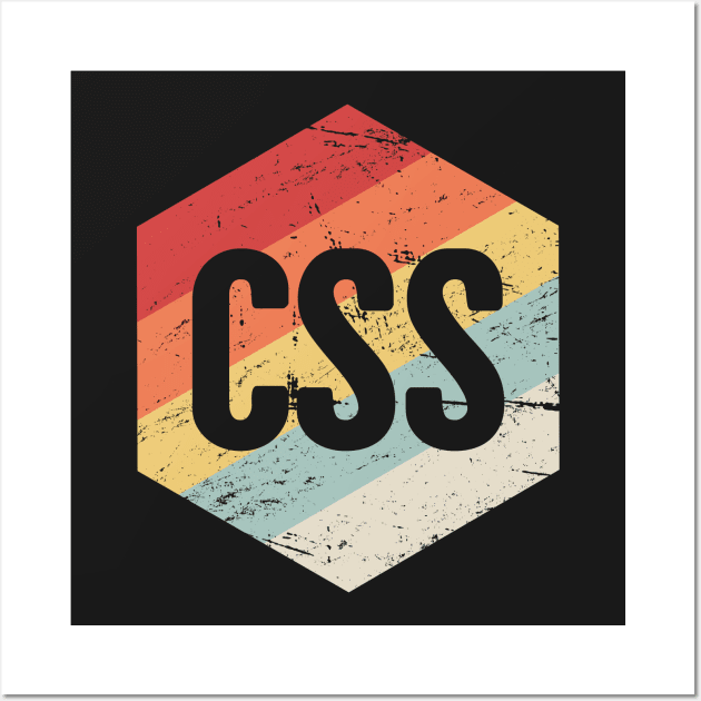 Retro CSS Icon Wall Art by MeatMan